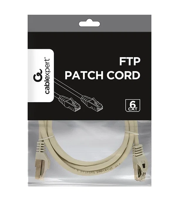 Gembird Cable de Red Cat6 F/UTP 1,5m Gris