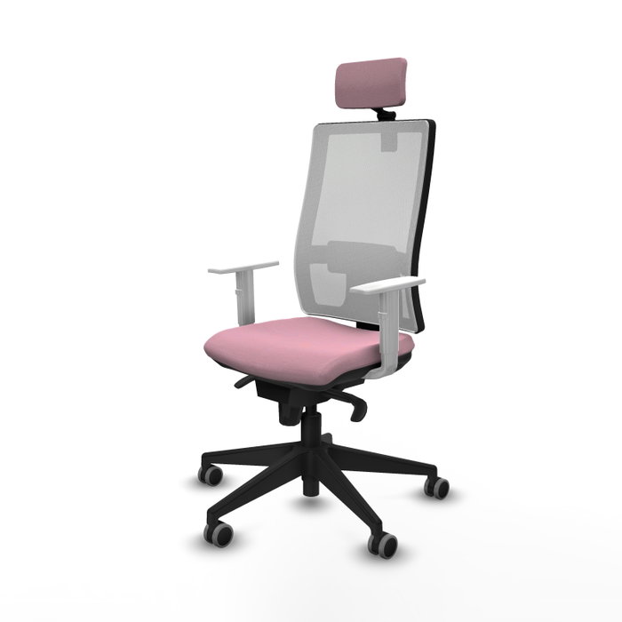 PIQUERAS Y CRESPO Silla de oficina Horna Rosa con mecanismo Sincro PIQUERAS Y CRESPO Silla de oficina Horna Rosa con mecanismo Sincro