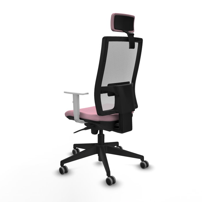 PIQUERAS Y CRESPO Silla de oficina Horna Rosa con mecanismo Sincro PIQUERAS Y CRESPO Silla de oficina Horna Rosa con mecanismo Sincro