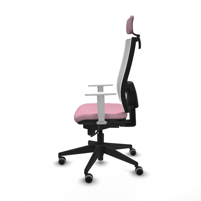PIQUERAS Y CRESPO Silla de oficina Horna Rosa con mecanismo Sincro PIQUERAS Y CRESPO Silla de oficina Horna Rosa con mecanismo Sincro