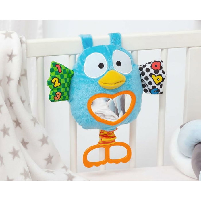 Juguete de Cuna Búho Interactivo - Sonidos, Cuenta y Letras ABC con Espejo Juguete de Cuna Búho Interactivo - Sonidos, Cuenta y Letras ABC con Espejo