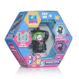 Wow! Stuff WOW! Pod Figura de Colección Fall Guys Witch con Luz LED UV Reveladora y Pegatinas, Juego de Iluminación Sensorial para Niños, Ref: 5055394021822