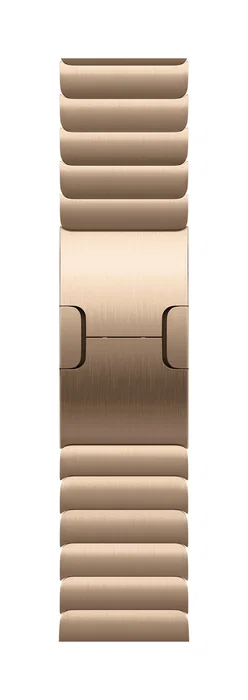 Apple MXMH3ZM/A Pulsera de eslabones de oro y acero inoxidable para Apple Watch 44mm, 45mm, 46mm, 49mm - Cierre desplegable, Talla única Apple MXMH3ZM/A Pulsera de eslabones de oro y acero inoxidable para Apple Watch 44mm, 45mm, 46mm, 49mm - Cierre desplegable, Talla única