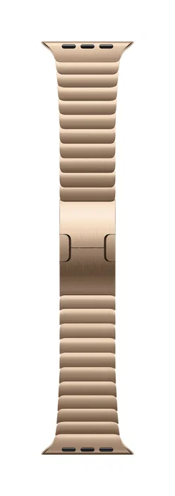 Apple MXMH3ZM/A Pulsera de eslabones de oro y acero inoxidable para Apple Watch 44mm, 45mm, 46mm, 49mm - Cierre desplegable, Talla única Apple MXMH3ZM/A Pulsera de eslabones de oro y acero inoxidable para Apple Watch 44mm, 45mm, 46mm, 49mm - Cierre desplegable, Talla única