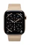 Apple MXMH3ZM/A Pulsera de eslabones de oro y acero inoxidable para Apple Watch 44mm, 45mm, 46mm, 49mm - Cierre desplegable, Talla única