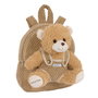 Safta Mochila Preescolar con Osito Extraíble Marrón