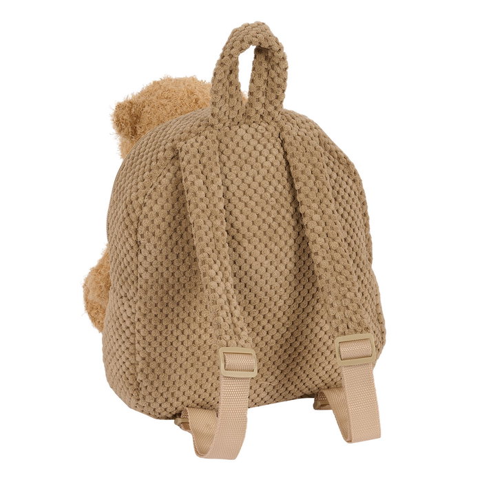 Safta Mochila Preescolar con Osito Extraíble Marrón