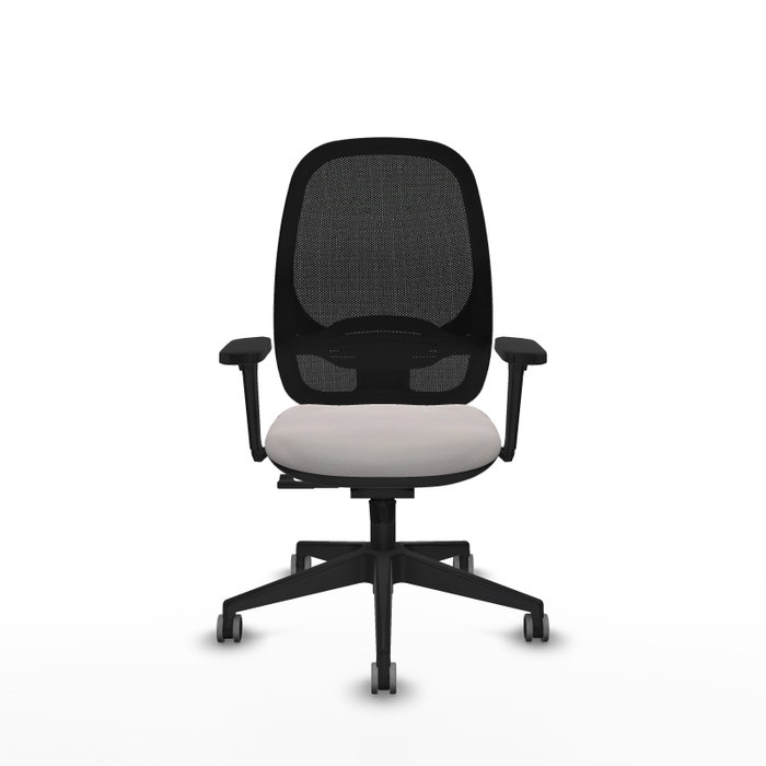 PIQUERAS Y CRESPO Silla de oficina Cilanco con mecanismo Sincro, Blanco y Negro PIQUERAS Y CRESPO Silla de oficina Cilanco con mecanismo Sincro, Blanco y Negro