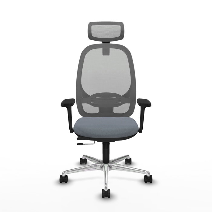 PIQUERAS Y CRESPO Silla de oficina Cilanco Gris con mecanismo Sincro/Traslack