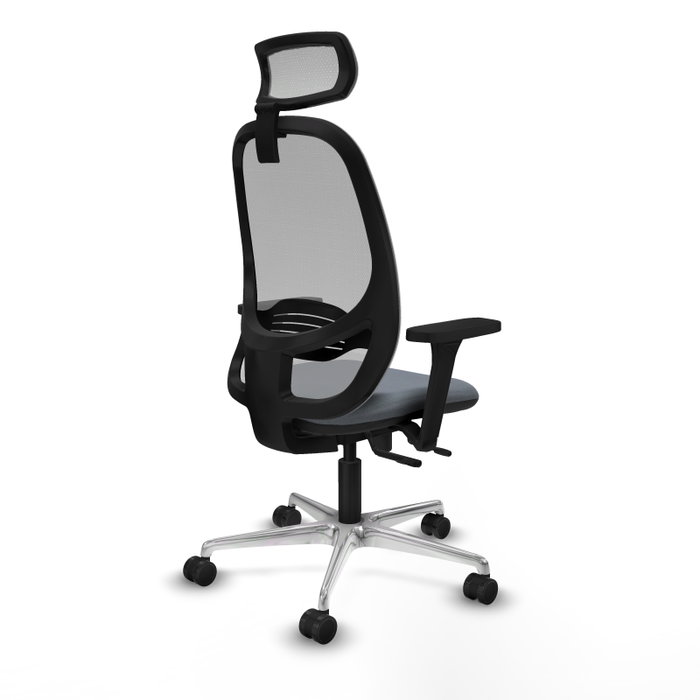 PIQUERAS Y CRESPO Silla de oficina Cilanco Gris con mecanismo Sincro/Traslack