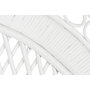 DKD Home Decor Sillón de Ratán Emmanuele de 2 Plazas Blanco