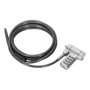 Targus ASP96GLX-S Candado de Seguridad con Combinación y Cable de 2 m Plata