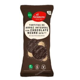 EL GRANERO Tortitas De Arroz Con Chocolate Negro Bio 100Gr