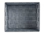 Kipit Cesta de Tela Rectangular sin Asas Gris 24x20x8 cm (Set de 24)