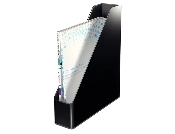 LEITZ Revistero Plástico Dual Negro/Antracita LEITZ Revistero Plástico Dual Negro/Antracita