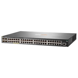 HP Enterprise Aruba 2930F Switch 48 Puertos Gigabit PoE+ 370W + 4 SFP+ 48G