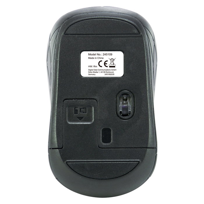 Equip Ratón Óptico Inalámbrico Mini Gris