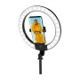 LogiLink Smartphone-Ringlicht con Selfie-Stick y Trípode DM 20cm