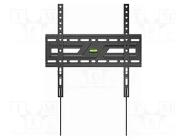 Gembird WM-75F-02 Soporte para TV de hasta 75 pulgadas, Negro