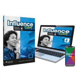 MACMILLAN INFLUENCE TODAY 4 Essential Workbook, Competence Evaluation Tracker y Student's App