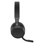 Jabra Evolve2 75 Link380c UC Auriculares Diadema Inalámbricos y Alámbricos para Llamadas y Música, Negro - Modelo con Base de Carga