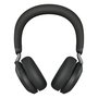 Jabra Evolve2 75 Link380c UC Auriculares Diadema Inalámbricos y Alámbricos para Llamadas y Música, Negro - Modelo con Base de Carga