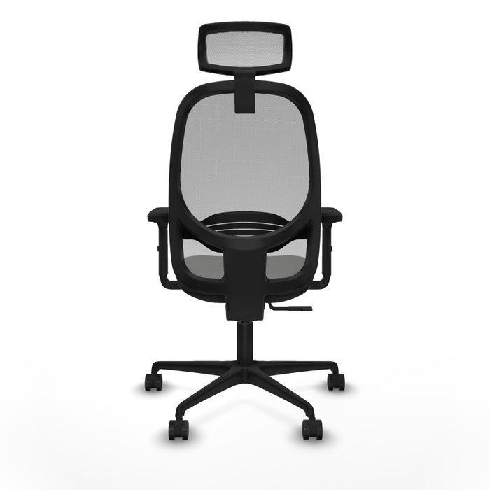 PIQUERAS Y CRESPO Silla de oficina Cilanco con mecanismo Sincro, Negro y Gris