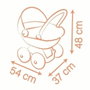Smoby Cochecito de Abrazos Baby Nurse para niños a partir de 18 meses