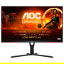 AOC U32G3X - Monitor Gaming 31.5" 4K UHD (3840x2160), 144Hz, 1ms, Panel Fast IPS, NVIDIA G-SYNC Compatible, DisplayHDR 400, AMD FreeSync, Negro y Rojo