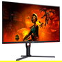 AOC U32G3X - Monitor Gaming 31.5" 4K UHD (3840x2160), 144Hz, 1ms, Panel Fast IPS, NVIDIA G-SYNC Compatible, DisplayHDR 400, AMD FreeSync, Negro y Rojo