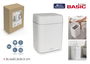 Inde Papelera de Plástico con Sensor 16L Basic Home - 26.6x20.2x36.5 cm (6 Unidades)