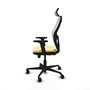 PIQUERAS Y CRESPO Silla de oficina Jorquera Sincro/Traslack Crema y Blanco