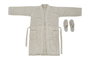 DKD Home Decor Albornoz Beige 1 x 123 x 68 cm Set de 2 para Mujer Algodón 400gsm