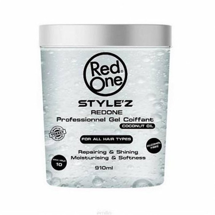 Red One Style'z Professional Hair Coconut Oil Gel 910 ml Red One Style'z Professional Hair Coconut Oil Gel 910 ml