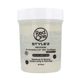 Red One Style'z Professional Gel Fijador Extra Fuerte Aceite de Coco 910 ml