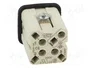 ILME CKSM03 Plantilla de contacto macho HDC 4 PIN