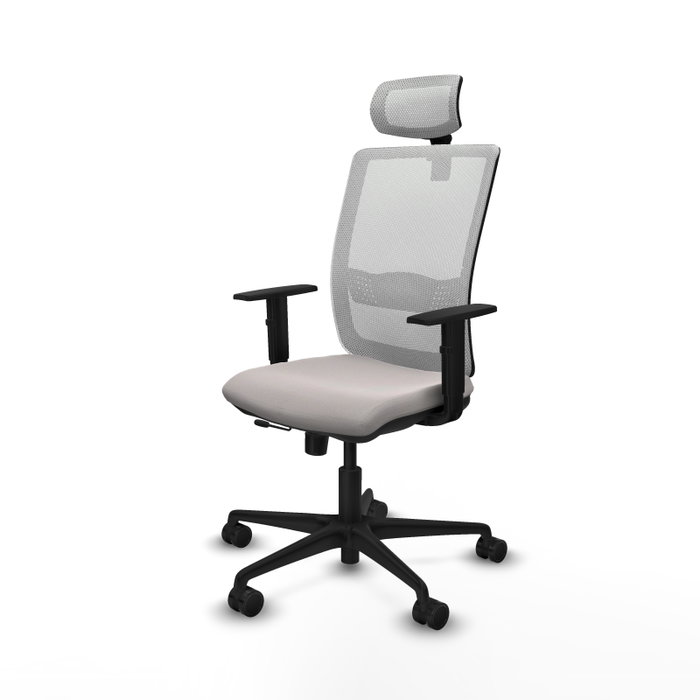 PIQUERAS Y CRESPO Silla de oficina Haches Blanca con Mecanismo Sincro/Traslack PIQUERAS Y CRESPO Silla de oficina Haches Blanca con Mecanismo Sincro/Traslack