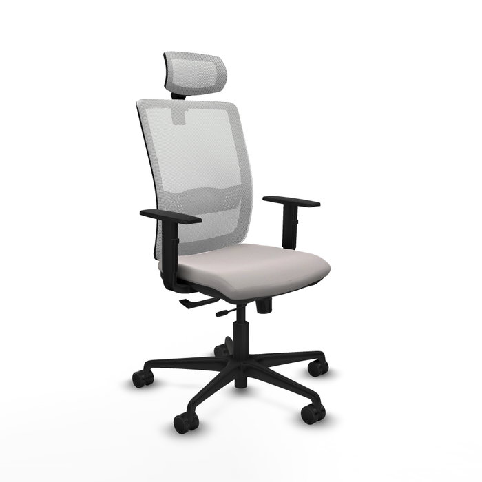 PIQUERAS Y CRESPO Silla de oficina Haches Blanca con Mecanismo Sincro/Traslack PIQUERAS Y CRESPO Silla de oficina Haches Blanca con Mecanismo Sincro/Traslack