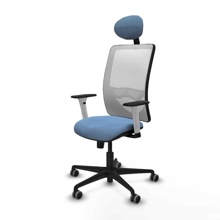 PIQUERAS Y CRESPO Silla de oficina Zulema Azul cielo y Blanco PIQUERAS Y CRESPO Silla de oficina Zulema Azul cielo y Blanco