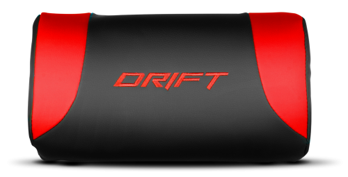 Drift DR50 Silla Gaming Ergonómica para Oficina y Videojuegos - Negra con Acentuaciones Rojas, Apoyo Lumbar, Respaldo Alto y Giratoria