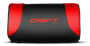 Drift DR50 Silla Gaming Ergonómica para Oficina y Videojuegos - Negra con Acentuaciones Rojas, Apoyo Lumbar, Respaldo Alto y Giratoria