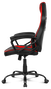 Drift DR50 Silla Gaming Ergonómica para Oficina y Videojuegos - Negra con Acentuaciones Rojas, Apoyo Lumbar, Respaldo Alto y Giratoria