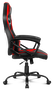Drift DR50 Silla Gaming Ergonómica para Oficina y Videojuegos - Negra con Acentuaciones Rojas, Apoyo Lumbar, Respaldo Alto y Giratoria