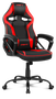 Drift DR50 Silla Gaming Ergonómica para Oficina y Videojuegos - Negra con Acentuaciones Rojas, Apoyo Lumbar, Respaldo Alto y Giratoria