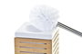 DKD Home Decor Escobillero Dolomite Bambú 11x11x37 Natural