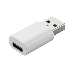 No-Name Adaptador USB 2.0 Tipo-A a USB 3.1 Tipo-C Blanco