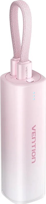 Vention Power Bank 5000mAh 20W Wireless Rosa FHWR0