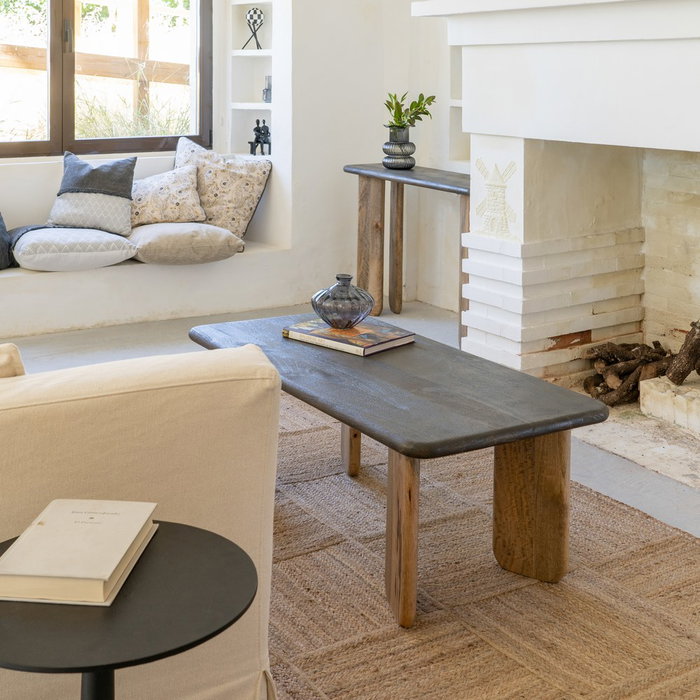 Mesa Centro Natural-Marrón 120 X 60 X 45 cm Mesa Centro Natural-Marrón 120 X 60 X 45 cm