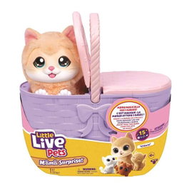 Moose Gatita Mama Surprise Kitty Little Live Pets con sonidos