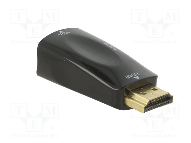 ART Convertidor D-Sub 15pin HD a HDMI Negro